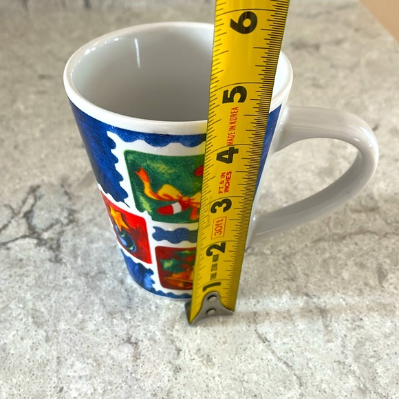 Christmas Themed Ceramic Multi-Colored Coffee Tea Mug Cup 10oz - Picture 7 of 8